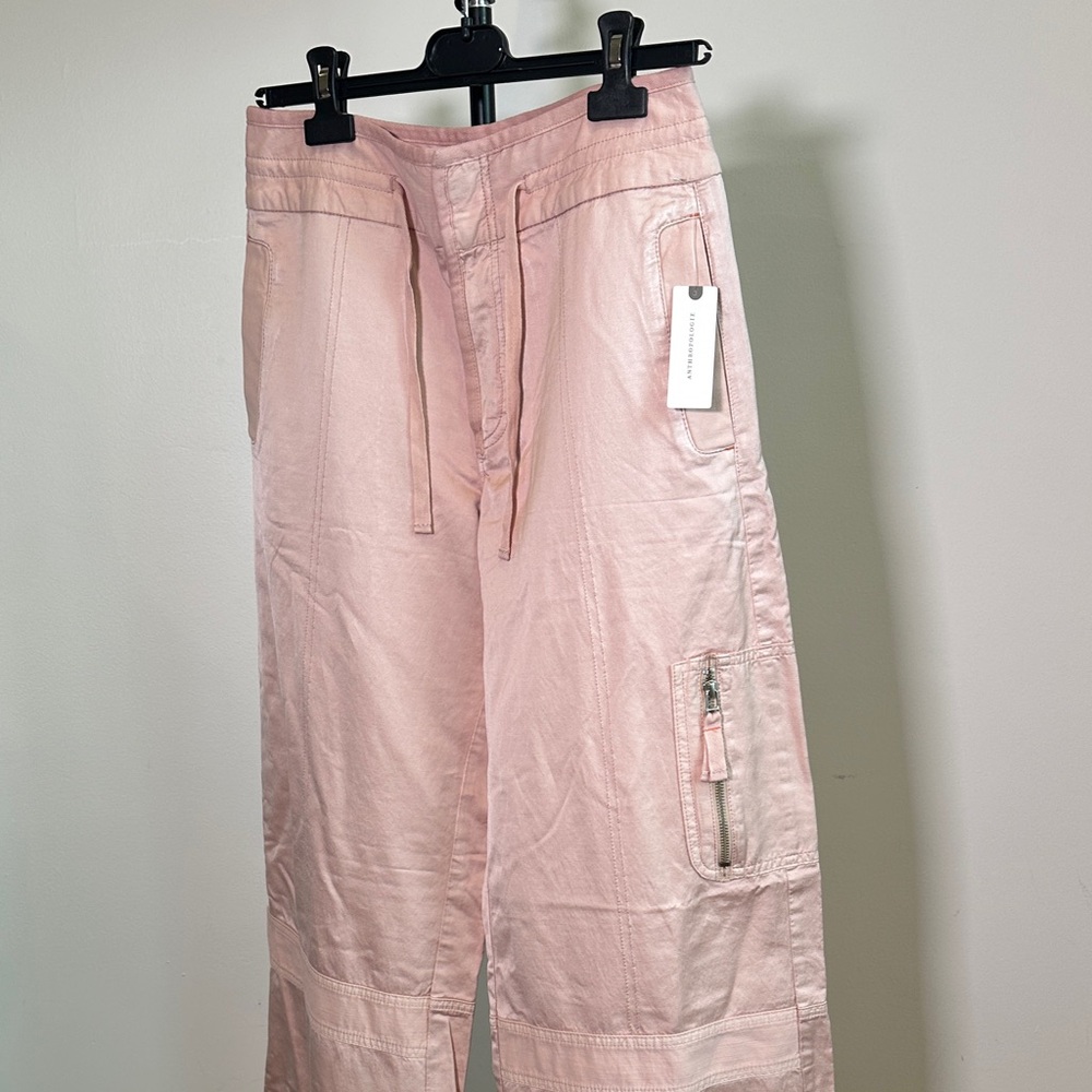 Anthropologie Blush Pink Cargo Pants. PILCRO - Picture 11 of 14